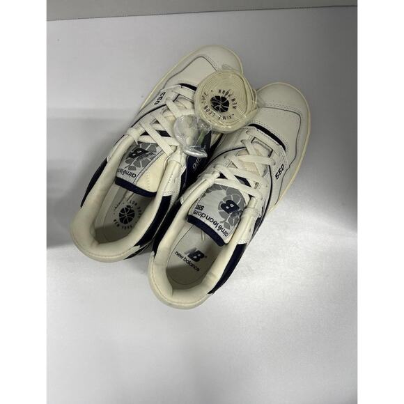 New Balance 550 Navy Aimé Leon Dore BB550ALF Size 7.5 Men 9 Women White Vintage main image 6